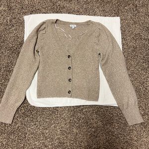 Fall sweater. Button up. Brown. Size s. Warm & cozy.